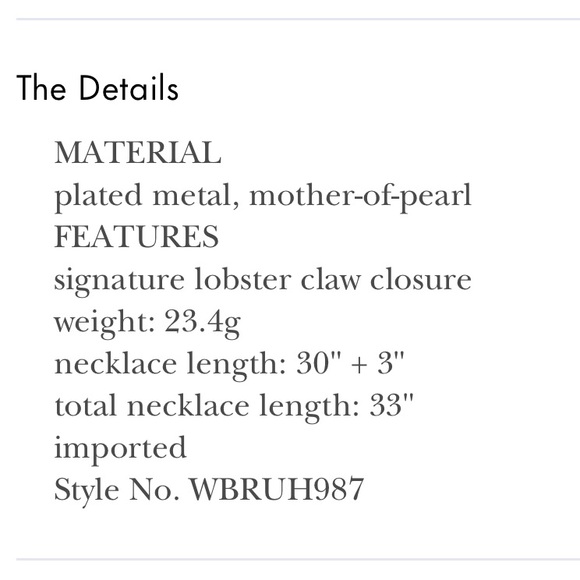 Kate Spade Into the Sky Cloud Necklace - Picture 8 of 9